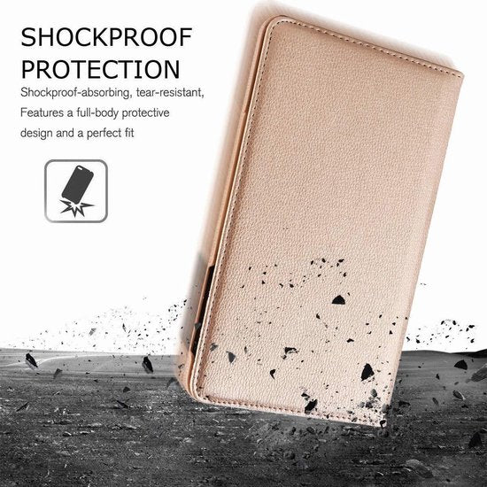 Samsung Galaxy Tab A 8.0 2019 T290 Hoesjes – 360° draaibaar – Standfunctie – Goud-Tablethoesjes-Ilumina Benelux