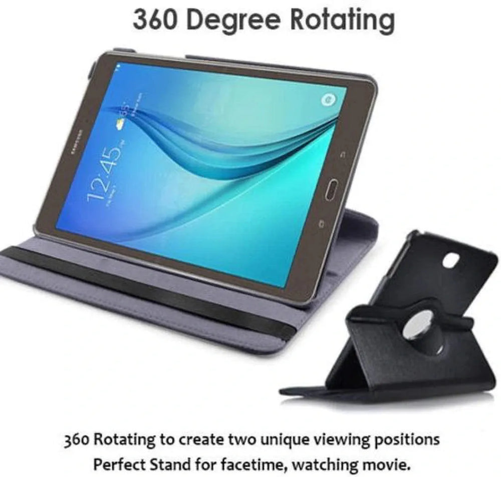 Samsung Galaxy Tab A 9.7 T550 – Multi Stand Case Hoesjes – 360° draaibaar – Roségoud-Tablethoesjes-Ilumina Benelux