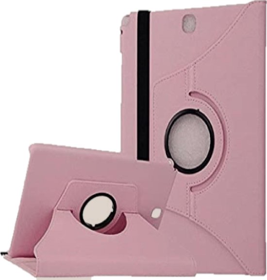 Samsung Galaxy Tab A 9.7 T550 – Multi Stand Case Hoesjes – 360° draaibaar – Roségoud-Tablethoesjes-Ilumina Benelux