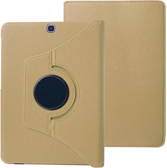 Samsung Galaxy Tab A 9.7 T550/T555 (2016) Hoesjes – 360° draaibaar – Multi-stand – Goud-Tablethoesjes-Ilumina Benelux