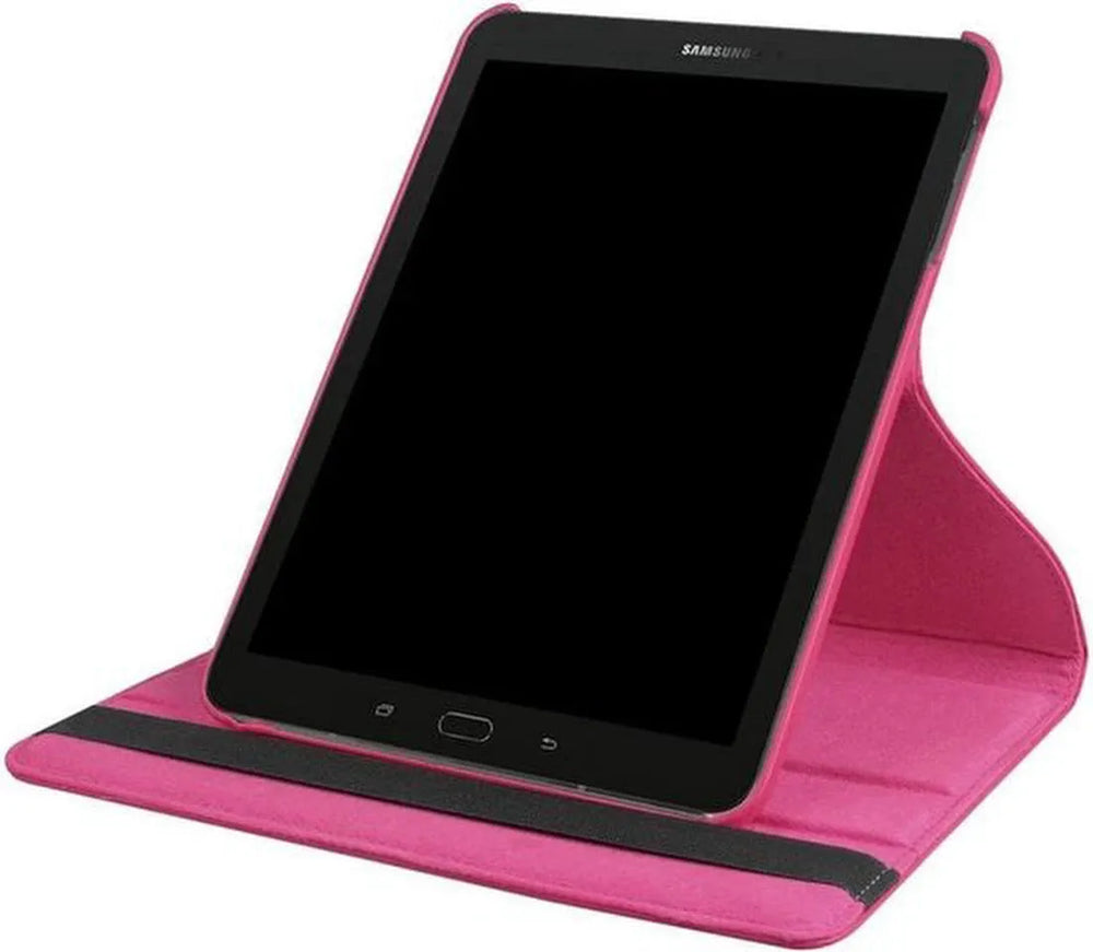 Samsung Galaxy Tab A 9.7 T550/T555 (2016) Hoesjes – 360° draaibaar – Multi-stand – Roze-Tablethoesjes-Ilumina Benelux
