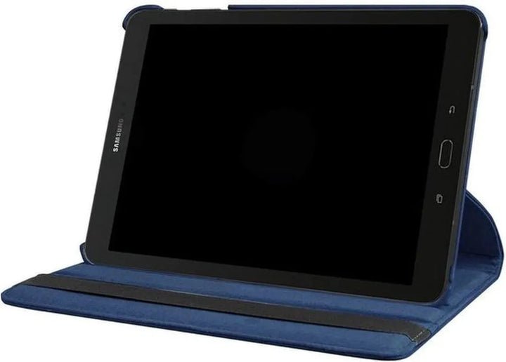 Samsung Galaxy Tab A 9.7 T550/T555 Hoesjes – 360° draaibaar – Multi-stand – Donkerblauw-Tablethoesjes-Ilumina Benelux