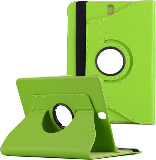 Samsung Galaxy Tab A 9.7 T550/T555 Hoesjes – 360° draaibaar – Multi-stand – Groen-Tablethoesjes-Ilumina Benelux