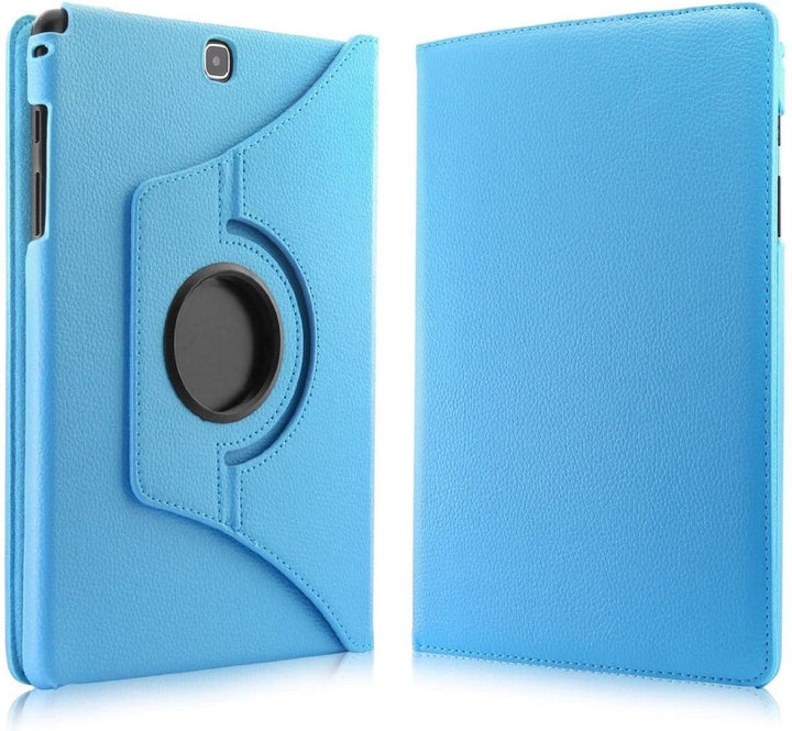 Samsung Galaxy Tab A 9.7 T550/T555 Hoesjes – 360° draaibaar – Multi-stand – Lichtblauw-Tablethoesjes-Ilumina Benelux