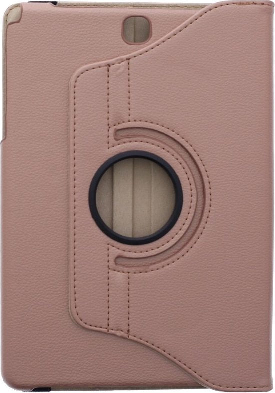 Samsung Galaxy Tab A 9.7 T550/T555 Hoesjes – 360° draaibaar – Multi-stand – Roségoud-Tablethoesjes-Ilumina Benelux