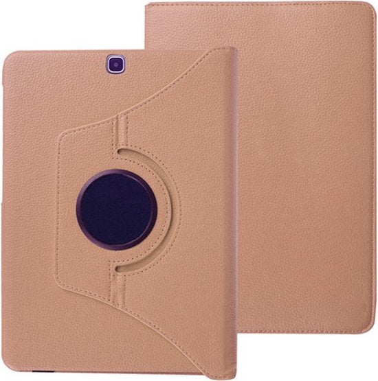 Samsung Galaxy Tab A 9.7 T550/T555 Hoesjes – 360° draaibaar – Multi-stand – Roségoud-Tablethoesjes-Ilumina Benelux