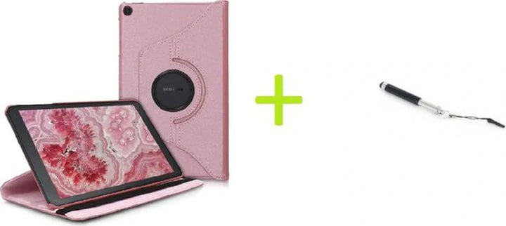 Samsung Galaxy Tab A7 10.4 (2020) Hoesjes – 360° draaibaar Multi-Stand Case – Inclusief Stylus – Roségoud-Tablethoesjes-Ilumina Benelux