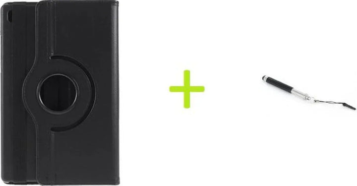 Samsung Galaxy Tab A7 10.4 (2020) Hoesjes – 360° draaibaar – Multi Stand Case – Stylus – Zwart-Tablethoesjes-Ilumina Benelux