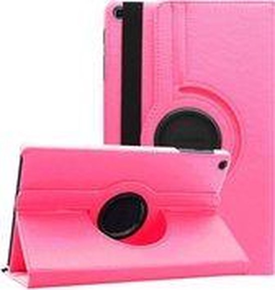 Samsung Galaxy Tab A7 10.4 (2020) Hoesjes – 360° draaibaar – Multi-stand – Incl. screenprotector – Donkerroze-Tablethoesjes-Ilumina Benelux