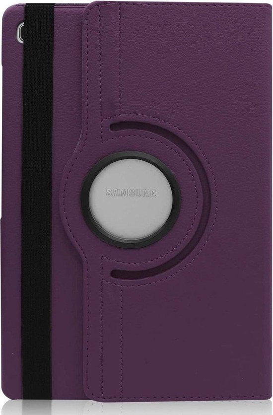 Samsung Galaxy Tab A7 10.4 (2020) SM-T500/T505/T507 Hoesjes – 360° draaibaar – Standfunctie – Paars-Tablethoesjes-Ilumina Benelux