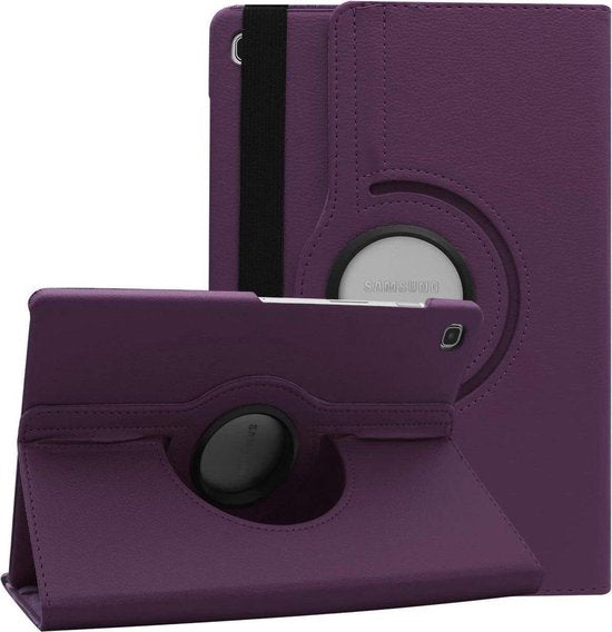 Samsung Galaxy Tab A7 10.4 (2020) SM-T500/T505/T507 Hoesjes – 360° draaibaar – Standfunctie – Paars-Tablethoesjes-Ilumina Benelux