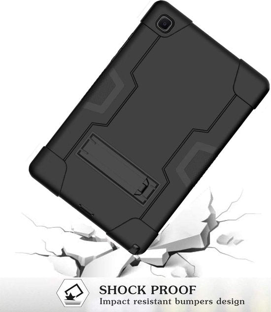 Samsung Galaxy Tab A7 10.4 2020 (SM-T500/T505/T507) Hoesjes – Schokbestendig – Standfunctie – Zwart-Tablethoesjes-Ilumina Benelux