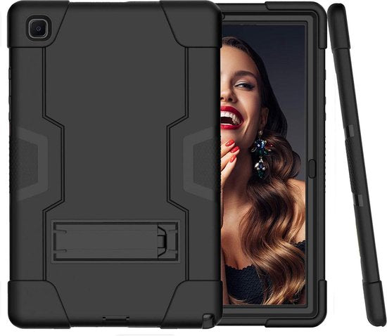 Samsung Galaxy Tab A7 10.4 2020 (SM-T500/T505/T507) Hoesjes – Schokbestendig – Standfunctie – Zwart-Tablethoesjes-Ilumina Benelux