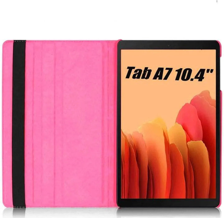Samsung Galaxy Tab A7 10.4 (2020) T500/T505/T507 Hoesjes – 360° draaibaar – Standfunctie – Roze-Tablethoesjes-Ilumina Benelux