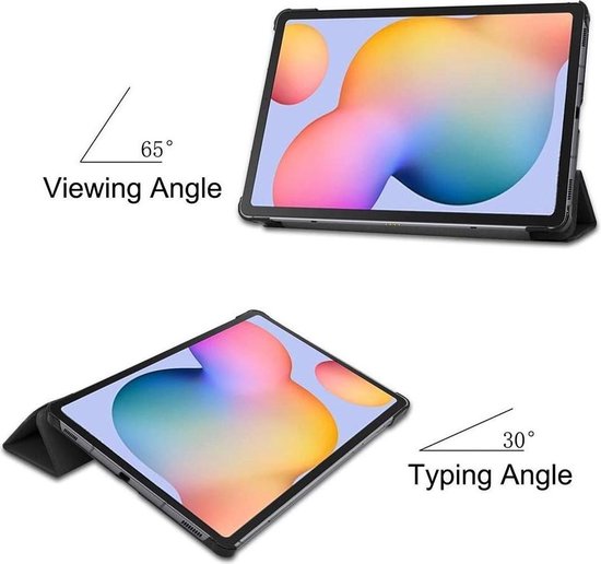 Samsung Galaxy Tab A7 10.4 inch – Ultraslank – Tri-Fold Cover – Roségoud-Tablethoesjes-Ilumina Benelux