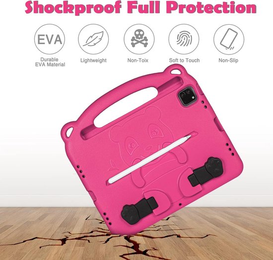 Samsung Galaxy Tab A7 2020 10.4 inch – Kids Case Hoesjes – Schokbestendig – Duurzaam – Paars-Tablethoesjes-Ilumina Benelux