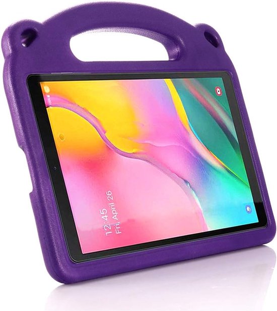 Samsung Galaxy Tab A7 2020 10.4 inch – Kids Case Hoesjes – Schokbestendig – Duurzaam – Paars-Tablethoesjes-Ilumina Benelux