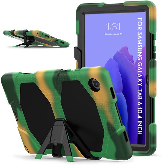 Samsung Galaxy Tab A7 2020 10.4 inch – Shockproof – Heavy Duty – Standfunctie – Camo-Tablethoesjes-Ilumina Benelux