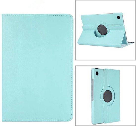 Samsung Galaxy Tab A7 Lite 8.7 inch (2021) Hoesjes – 360° draaibaar – Standfunctie – Lichtblauw-Tablethoesjes-Ilumina Benelux