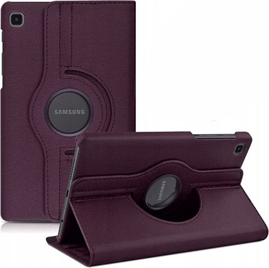 Samsung Galaxy Tab A7 Lite 8.7 inch (2021) Hoesjes – 360° draaibaar – Standfunctie – Paars-Tablethoesjes-Ilumina Benelux