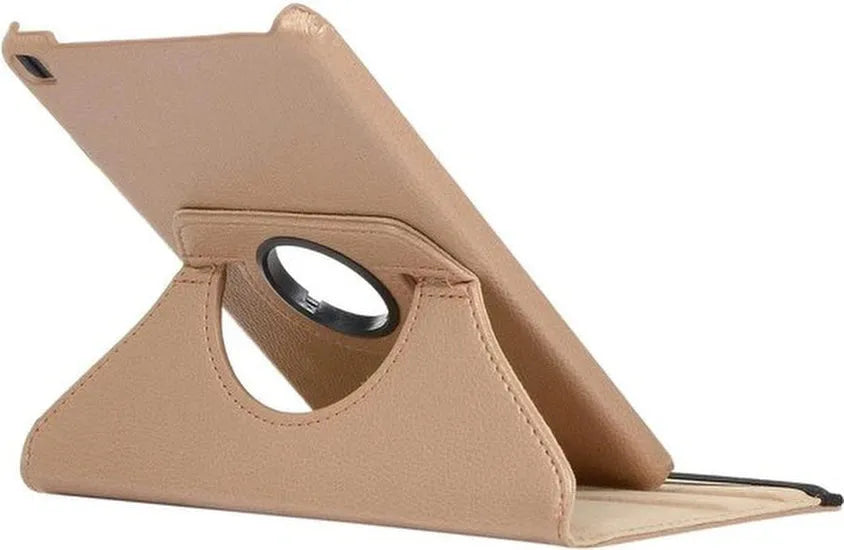 Samsung Galaxy Tab A7 Lite Hoesjes – 360° draaibaar multi-stand case – Inclusief stylus – Goud-Tablethoesjes-Ilumina Benelux