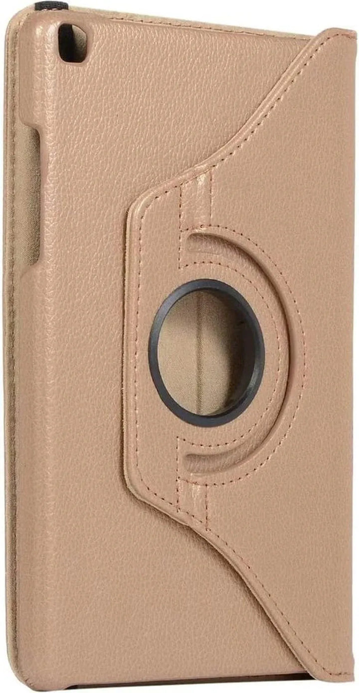 Samsung Galaxy Tab A7 Lite – Multi Stand Case Hoesjes – 360° draaibaar – Goud-Tablethoesjes-Ilumina Benelux