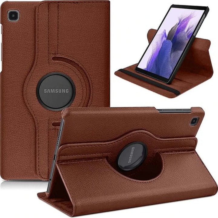 Samsung Galaxy Tab A7 Lite T220/T225 8.7 inch Hoesjes – 360° draaibaar – Multi-stand – Bruin-Tablethoesjes-Ilumina Benelux