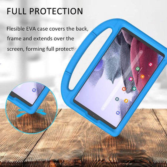 Samsung Galaxy Tab A8 10.5 2021 (SM-X200/X205/X207) – Kindvriendelijk Hoesjes – Schokbestendig – Blauw-Tablethoesjes-Ilumina Benelux
