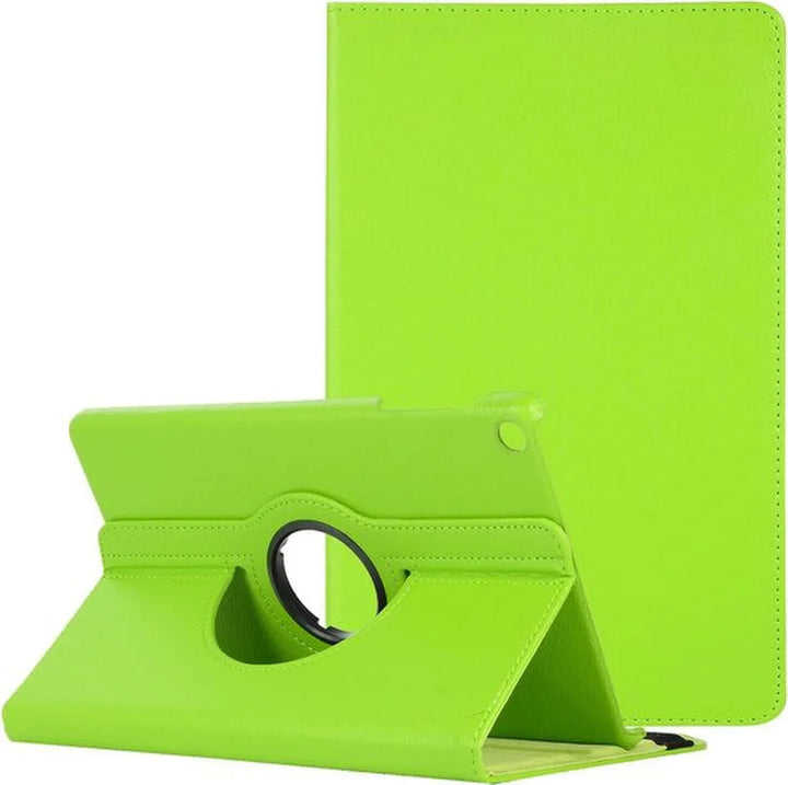 Samsung Galaxy Tab A8 10.5 (2021/2022) Hoesjes – 360° draaibaar – Multi-stand – Groen-Tablethoesjes-Ilumina Benelux