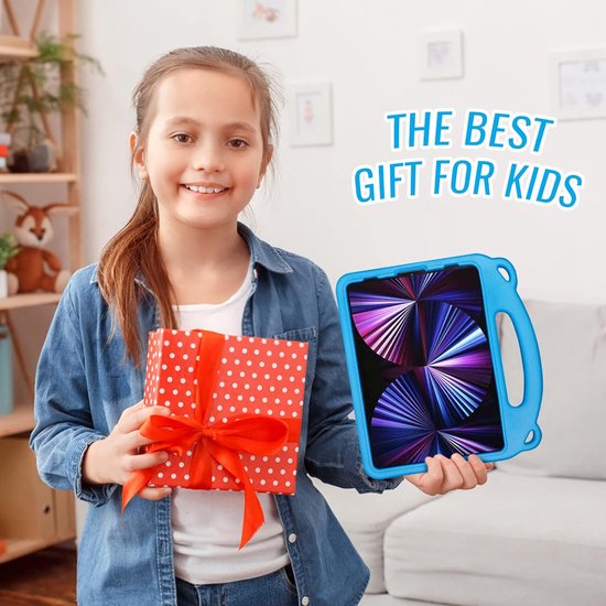 Samsung Galaxy Tab A8 10.5 2021/2022 (SM-X200/X205/X207) – Kids Case Hoesjes – Schokbestendig – Rood-Tablethoesjes-Ilumina Benelux