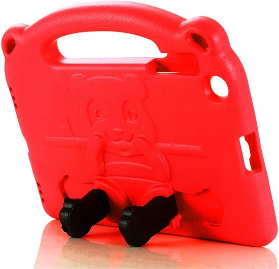 Samsung Galaxy Tab A8 10.5 2021/2022 (SM-X200/X205/X207) – Kids Case Hoesjes – Schokbestendig – Rood-Tablethoesjes-Ilumina Benelux