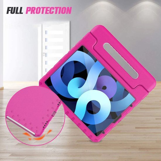 Samsung Galaxy Tab A8 10.5 2022 (SM-X200/X205/X207) – Kinder Hoesjes – Schokbestendig – Roze-Tablethoesjes-Ilumina Benelux
