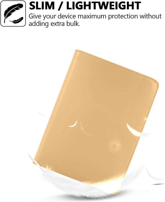 Samsung Galaxy Tab A8 10.5 inch (2021/2022) Hoesjes – 360° draaibaar – Multi-stand – Goud-Tablethoesjes-Ilumina Benelux