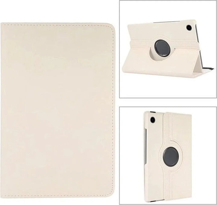 Samsung Galaxy Tab A8 10.5 inch (2021/2022) Hoesjes – 360° draaibaar – Multi-stand – Wit-Tablethoesjes-Ilumina Benelux