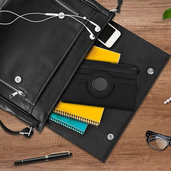Samsung Galaxy Tab A8 10.5 inch (2021/2022) Hoesjes – 360° draaibaar – Multi-stand – Zwart-Tablethoesjes-Ilumina Benelux