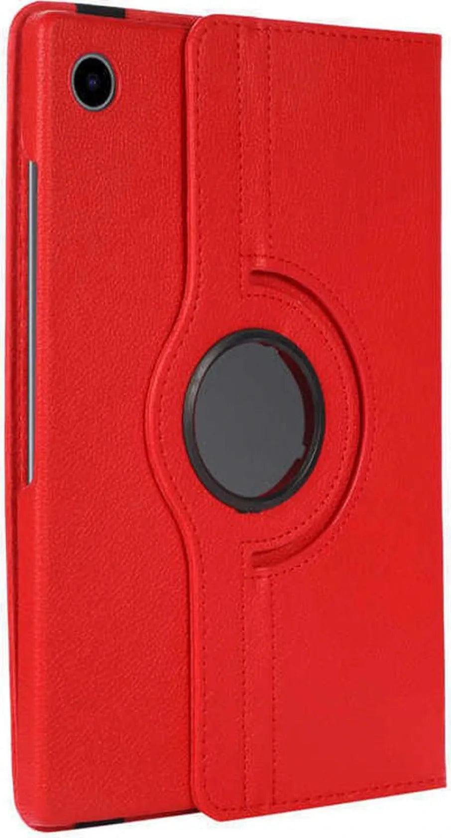 Samsung Galaxy Tab A8 10.5 inch (2021/2022) SM-X200/X205/X207 Hoesjes – 360° draaibaar – Standfunctie – Rood-Tablethoesjes-Ilumina Benelux