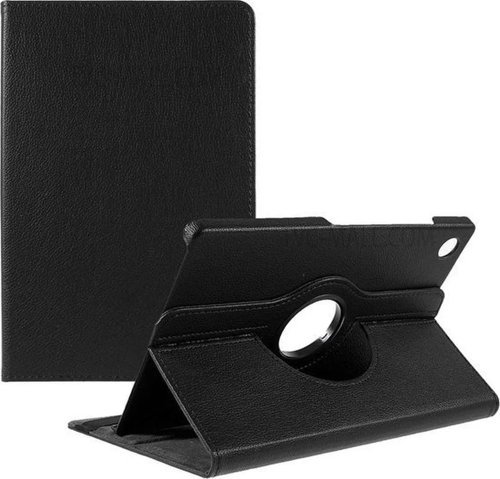 Samsung Galaxy Tab A8 (2021) Hoesjes – 360° draaibaar – Standfunctie – Zwart-Tablethoesjes-Ilumina Benelux