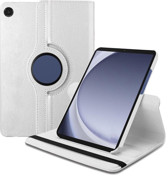 Samsung Galaxy Tab A9+ 11 inch 2023 & Tab A11 Plus Hoesjes – 360° draaibaar – Multi-stand – Wit-Tablethoesjes-Ilumina Benelux