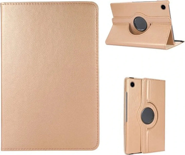 Samsung Galaxy Tab A9+ 11 inch & Tab A11 Plus Hoesjes – 360° draaibaar – Multi-stand – Goud-Tablethoesjes-Ilumina Benelux
