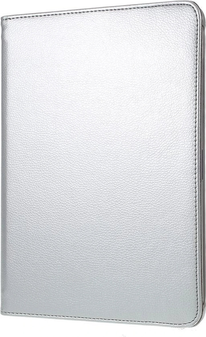 Samsung Galaxy Tab A9 8.7 2023 & Tab A11 (SM-X110/X115/X117) Hoesjes – 360° draaibaar – Standfunctie – Zilver-Tablethoesjes-Ilumina Benelux