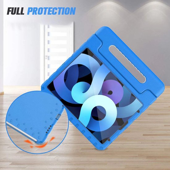 Samsung Galaxy Tab A9 8.7 inch – Kids Bumper Case Hoesjes – Schokbestendig – Blauw-Tablethoesjes-Ilumina Benelux