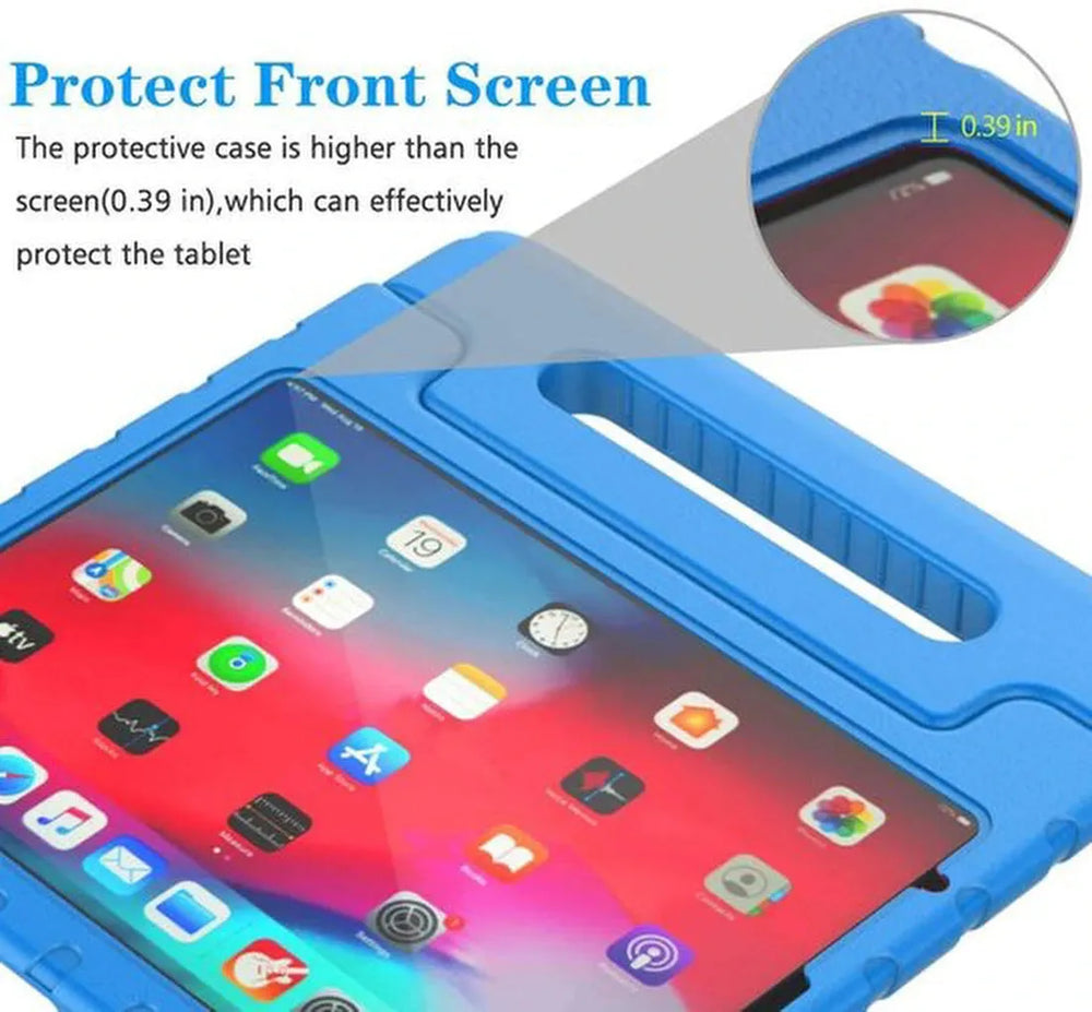 Samsung Galaxy Tab A9 8.7 inch – Kids Bumper Case Hoesjes – Schokbestendig – Blauw-Tablethoesjes-Ilumina Benelux