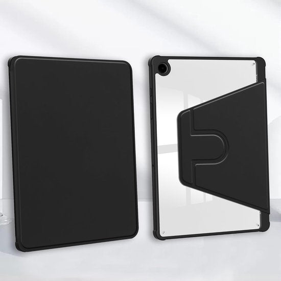 Samsung Galaxy Tab A9 Plus & Tab A11 Plus 11 inch Hoesjes – 360° draaibaar – Standfunctie – Potloodhouder – Zwart-Tablethoesjes-Ilumina Benelux