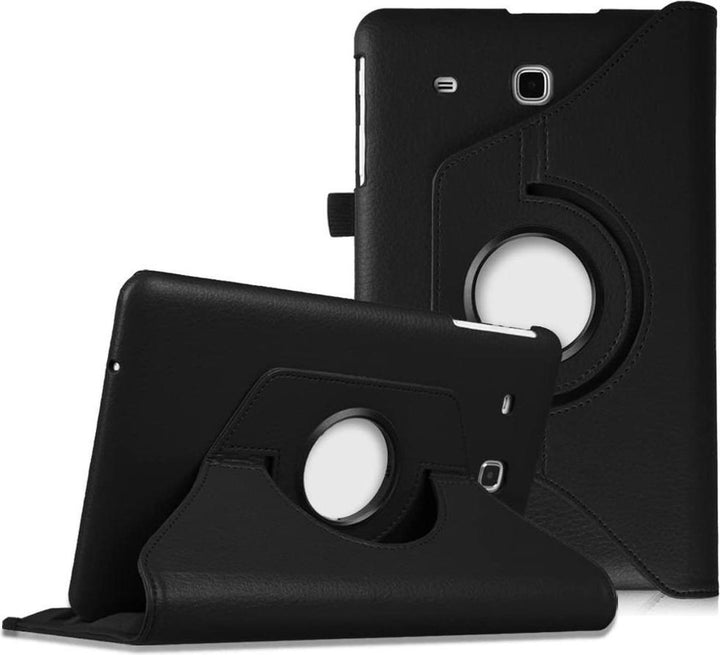 Samsung Galaxy Tab E 9.6 T560/T561 Hoesjes – 360° draaibaar – Multi-stand Case – Zwart-Tablethoesjes-Ilumina Benelux