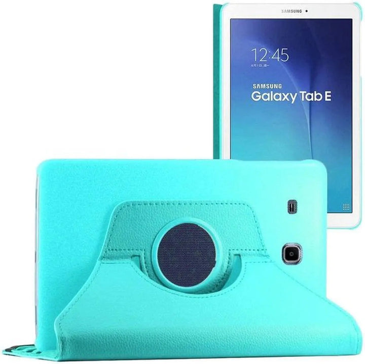 Samsung Galaxy Tab E 9.6 T560/T561 Hoesjes – 360° draaibaar – Multi-stand case – Lichtblauw-Tablethoesjes-Ilumina Benelux