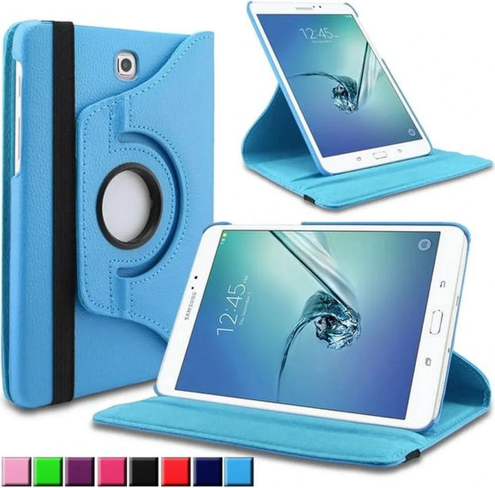 Samsung Galaxy Tab S2 9.7 (SM-T810/T815) Hoesjes – 360° draaibaar – Multi-stand – Lichtblauw-Tablethoesjes-Ilumina Benelux