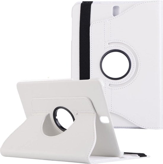 Samsung Galaxy Tab S2 9.7 (SM-T810/T815) Hoesjes – 360° draaibaar – Multi-stand – Wit-Tablethoesjes-Ilumina Benelux