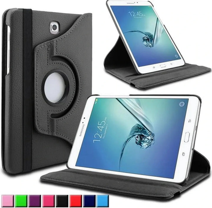 Samsung Galaxy Tab S2 9.7 (SM-T810/T815) Hoesjes – 360° draaibaar – Multi-stand – Zwart-Tablethoesjes-Ilumina Benelux