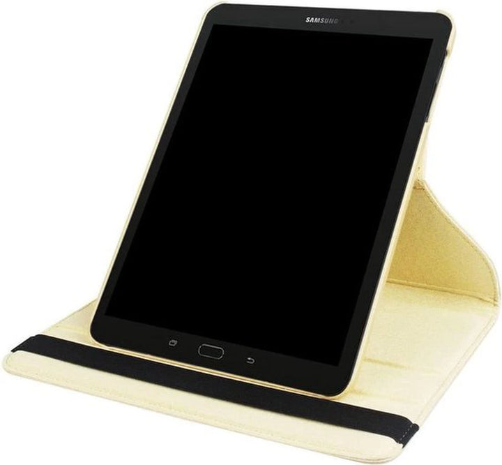 Samsung Galaxy Tab S3 9.7 T820/T825 Hoesjes – 360° draaibaar – Multi-stand – Goud-Tablethoesjes-Ilumina Benelux