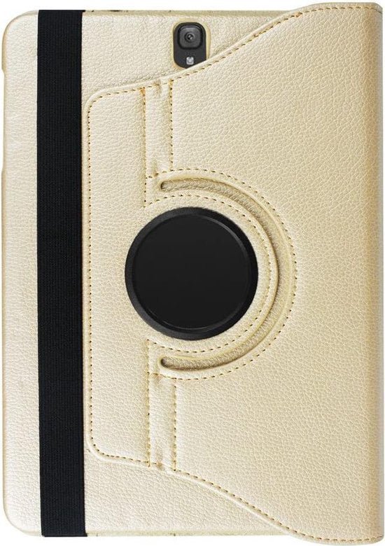 Samsung Galaxy Tab S3 9.7 T820/T825 Hoesjes – 360° draaibaar – Multi-stand – Goud-Tablethoesjes-Ilumina Benelux